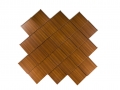 Diamond shingles in woodgrain paint Espresso